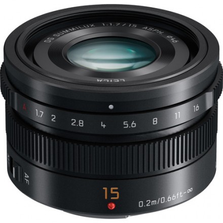 Объектив Panasonic LUMIX G Leica DG Summilux 15mm f/1.7 ASPH. (Black)